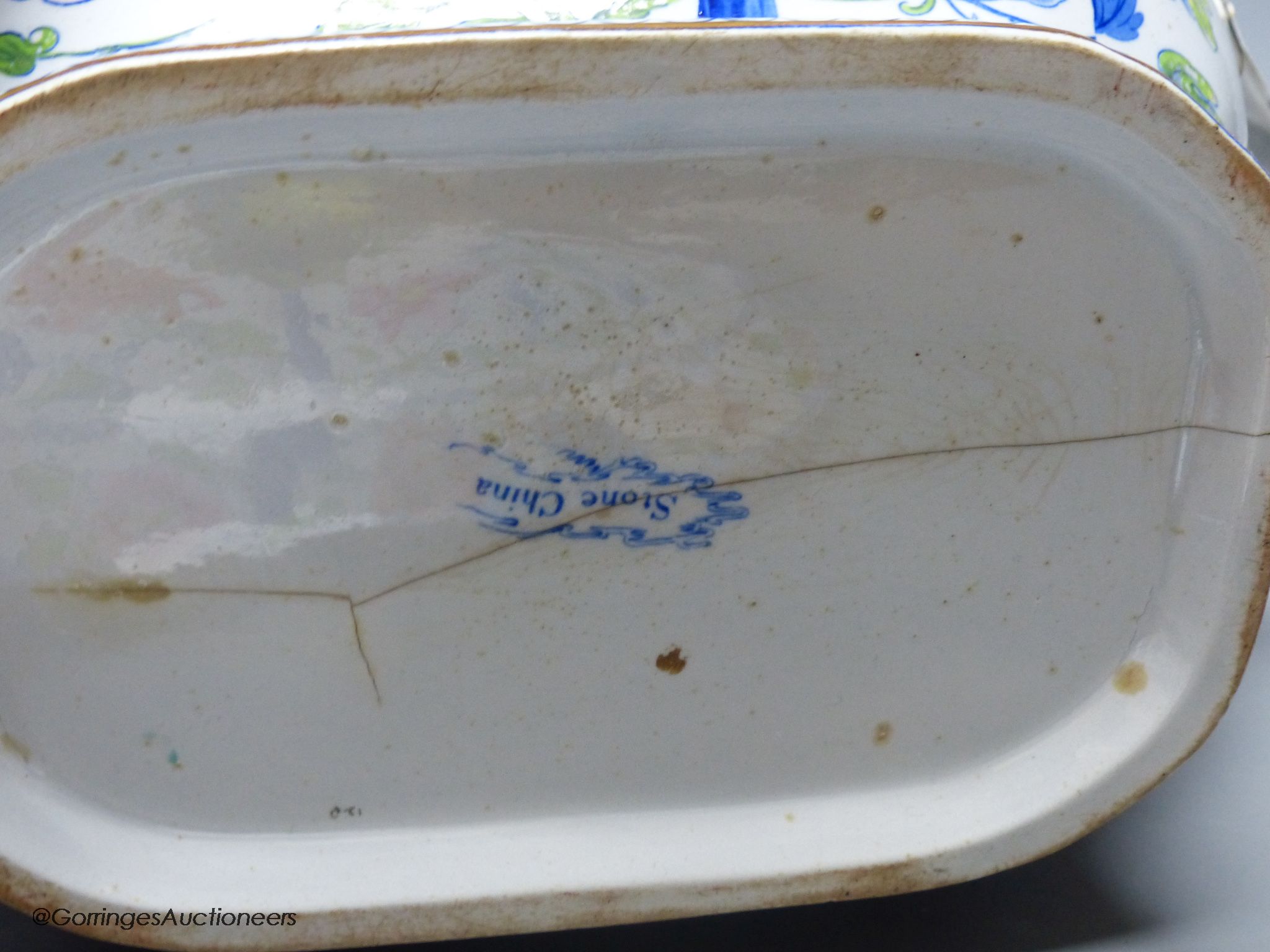 A 19th century stone china soup tureen